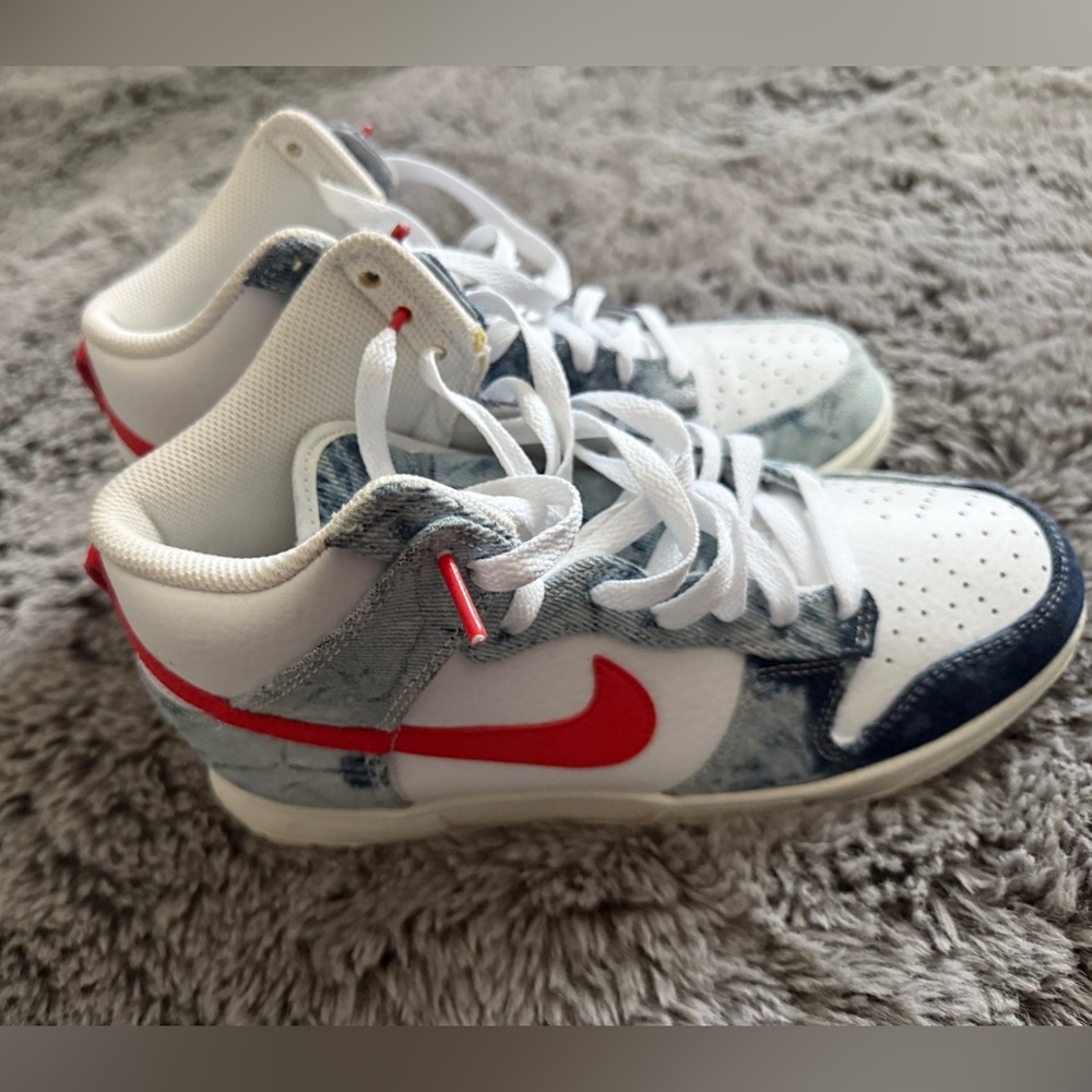 Nike Women’s Dunk High- White/Sail/Habanero - NO BOX